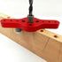 Dowel Jig - Straight Hole Drilling Positioner Self-Centering 6 8 10mm Drill Bit Kit Wooden Dowels Adjustable Woodworking Locator Tool...