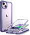 i-Blason Ares Series iPhone 14/13 Case 6.1 inch, Rugged Clear Bumper, Heavy Duty Protection with Built-in Screen Protector - Mauve...