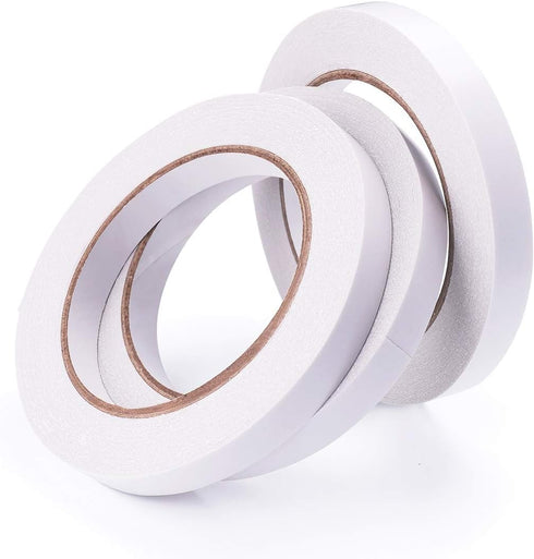 3 Rolls 1/2" Double Sided Tape Clear Double-Sided Adhesive Tape Removable for DIY Arts, Crafts, Scrapbook, Photos Display ect?1/2-Inch x 30 Yards ...