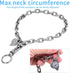Stainless Steel Collars, Dog Training Chain Collar with Swivel, for Medium Large Giant Breed(3.0MM, 16IN 20lb-30lb)...