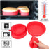 Silicone Mould for Baking Nonstick Layer Cakes Bakeware Round Cake Pans Chocolate Rainbow Cake for Birthday Wedding Party 4 6 8 9 Inch Set of 4...
