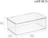 mDesign Plastic Craft Stackable Storage Organizer w/Hinged Lid - Easy-to-Carry Crayon, Bead, Sewing, and Hobby Supply Container - Arts and Crafts ...