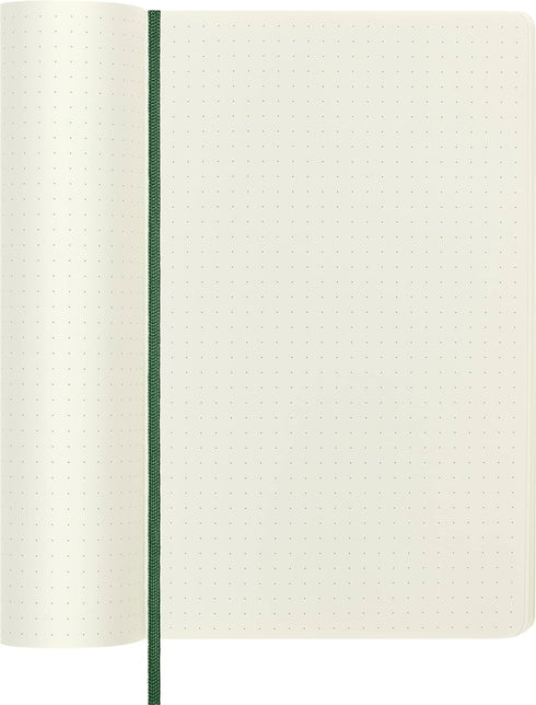 Moleskine Classic Notebook, Soft Cover, Large (5" x 8.25") Dotted, Myrtle Green, 192 Pages...
