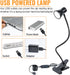 Clip Desk Lamp, USB Reading Light, Flexible Neck Led Clamp Light with 3 Color Temperature Options, 10 Dimmable Brightness Levels for Working, Stud...