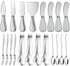20 Pcs Spreader Knife Set Cheese Butter Spreader Knife Cheese Slicer Knife Stainless Steel Blade with Porcelain and Wooden Handles Mini Serving To...