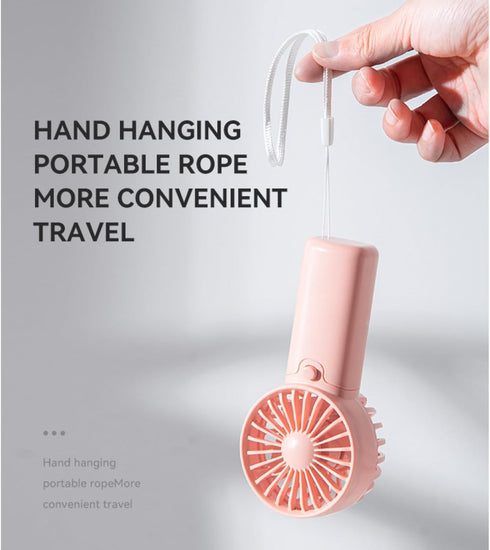AAA Battery Powered on Fan Small Portable Battery Powered Fans with 1Speeds, 5'' Quiet Personal Fan for Bed, Camping, Outdoor,Wireless Desk Fan?No...
