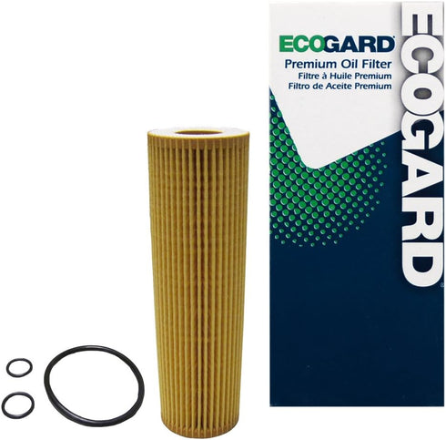 ECOGARD X10306 Premium Cartridge Engine Oil Filter for Conventional Oil Fits Mercedes-Benz C250 1.8L 2012-2015, SLK250 1.8L 2012-2015...