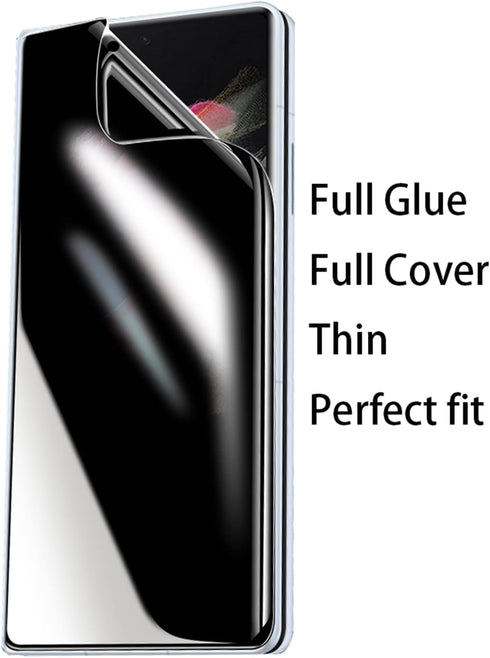 Anti-Spy Inner Screen Protector Designed for Samsung Galaxy Z Fold 4 5G 2022 and Privacy Outer Screen Protector Soft Anti-Scratch Film Anti-Peepin...