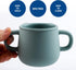 BLUE GINKGO Silicone Toddler Cups - Open Cup for Baby with Handles | Made in Korea | 8oz Training Open Cups for Toddlers 1-3 (Green)...