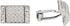 Wrapped Crystal Cufflinks in Clear Color - Arrives in Presentation Gift Box Perfect for Travel - Weddings Groomsmen...