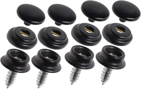 Mini Skater 20 Sets Fastener Screw Snap Stainless Steel Marine Grade Upholstery Boat Cover Buttons Fastener Kit for Furniture Canvas Fabric Boats ...