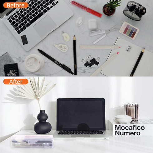 Portable Office Supplies Set, Office Desk Accessories Kit with Organizers, School and Home Desk Storage Includes Pencils, Scissor, Paper Clips, Dr...
