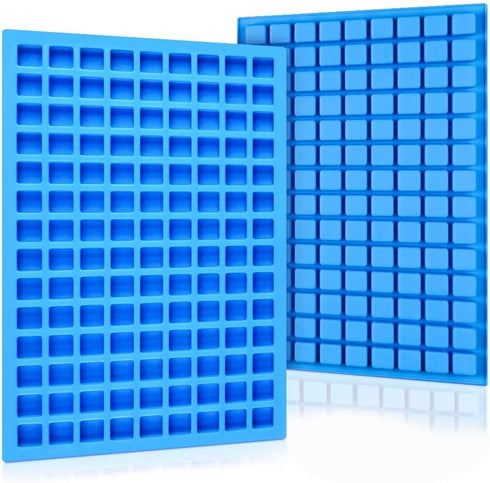 Square Silicone Candy Molds - Mini Silicone Molds for Hard Candy, Chocolate, Gummy, Caramel, Ganache, Ice Cubes (2)...