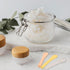 3 Pcs 2.3'' Metal Cosmetic Spoon Mini Makeup Spoon Makeup Spatula Eye Cream Reusable Applicator Facial Cream Mask Scoop Tool for Face Mask Cream M...