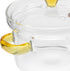 CALLARON Glass Saucepan Stovetop Milk Butter Warmer Stew Simmer Noodle Cookware with Cover and Dual Handle for Pasta Chocolate Melting Coffee Tea ...