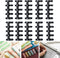 Plastic Binder Comb Binder Spines with 60 Sheets Capacity for DIY Travel Diary Notebook and Album (10 Pack) (Black)...