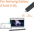 Galaxy Z Fold 5/6 S Pen Fold Edition for Samsung Galaxy Z Fold 5/6 5G S Pen Galaxy Slim S Pen 5/6 Fold Edition Stylus EJ-PF946BBEGWW with Adaptors...