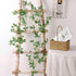 SOMYTING Artificial Daisy Garland Decorative Fake Flower Vine Hanging 5.6Ft Silk Flower Greenery for Home Garden Outdoor Ceremony Wedding Arch Flo...