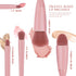 Travel Makeup Brush Set 5PCS Mini Make up Kit Portable Complete Function Cosmetic Brushes Kit Cheap Makeup Brush Kit Cute Makeup Brush for Eyeshad...