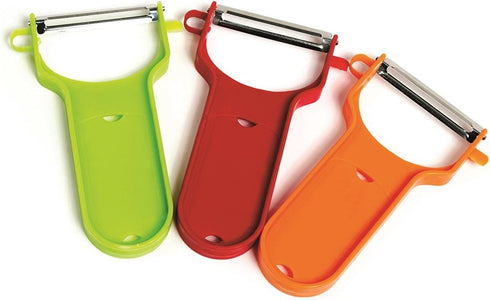 Bahoki Essentials 3 Pack Peeler Set Swiss Peelers For Kitchen Fruit and Vegetable, Potato, Hand, Julienne...