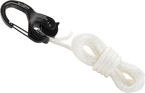 Nite Ize CamJam XT Aluminum Rope Tightener - Versatile Tie Down Cam Mechanism with Carabiner Clip - Secure Hiking Gear Essential - Rope Tie Down A...