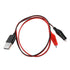 Crocodile Clamps Test Wire 50cm/19.69inch Double Alligator Clips to USB Male Connector Cable Copper Test Lead for Testing Circuit...