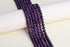 Amethyst 6mm Natural Stone Beads Round Loose Gemstone Stone Beads for DIY Bracelet Necklace Earrings Jewelry Making Polishing Genuine Real Stone B...