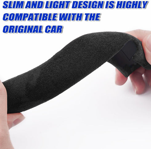 Car Steering Wheel Cover, Segmented Steering Wheel Protector, Non-Slip and Safe Car Wheel Protector for Men Women, Car Interior Accessories Univer...