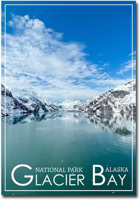 Glacier Bay National Park, Alaska Travel Refrigerator Magnet Size 2.5" x 3.5"......