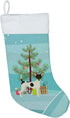 Caroline's Treasures CK3567CS Toy Fox Terrier Christmas Tree Christmas Stocking Fireplace Hanging Stockings Christmas Season Party Decor Family Ho...