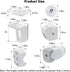 Child Magnetic Cabinet Locks (10 Locks and 2 Keys) -Baby Proofing Cabinet Latch Locks with Lighting Function, Fit Most Cabinets and Drawers (10+2)...