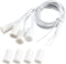 uxcell N.O. Recessed Wired Security Window Door Contact Sensor Alarm Magnetic Reed Switch White RC-33 4pcs...
