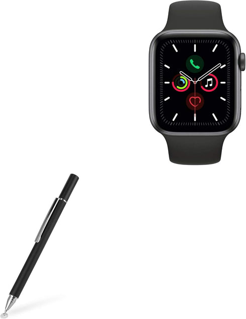 BoxWave Stylus Pen Compatible with Apple Watch Series 5 - FineTouch Capacitive Stylus, Super Precise Stylus Pen for Apple Watch Series 5 - Jet Bla...