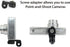 Action Mount® Universal Conversion Adapter for Sport Camera Mounts, w/Camera Screw (1/4-Inch 20). This Simple Adapter Works with Point-and-Shoot C...
