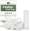 Jaoul 4 Gallon Trash Bags, Small Garbage Bags 200 Counts, Unscented Strong Bathroom Garbage Bags, Small Trash Bags 4 Gallon for Office Restroom Ca...