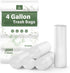 Jaoul 4 Gallon Trash Bags, Small Garbage Bags 200 Counts, Unscented Strong Bathroom Garbage Bags, Small Trash Bags 4 Gallon for Office Restroom Ca...
