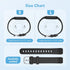 2 Pack Waterproof Bands Compatible with Fitbit Luxe Bands for Women Men, Classic Soft Sports Replacement Wristbands (Small 5.5" - 7.3", black/grey...