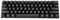 YMDK Side-printed Thick PBT OEM Profile 61 ANSI Keycaps for MX Switches Mechanical Keyboard (Black) (Only Keycap)...