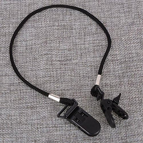 Set of 2 Cap Clips and Hat Chin Strap Windproof Clip Universal Clip Anti-lost Strap Multi-function Clip with Strap for Golfing, Fishing, Boating, ...