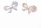 2-Piece Set Luxury Rhinestone Bow Brooch Hijab Pins for Wedding Bouquet Christmas Party Valentine's Day Gift for Women Men Bridal Wife Mom...