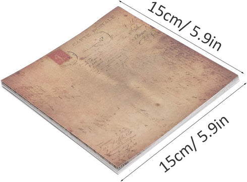 Scrapbook Collection Kit, 48 Sheets Scrapbook Premium Paper Pattern Paper Pack DIY Scrapbook Paper Album Scrapbook Pattern Greeting Cards Junk Jou...