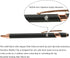 Pilot Retractable Gel Ink Pen 0.4mm Ultra Fine Point Glossy Color 6 Colors Set (LJP120S4-6CCG) With Original Stylus Ballpoint Touch Pen......