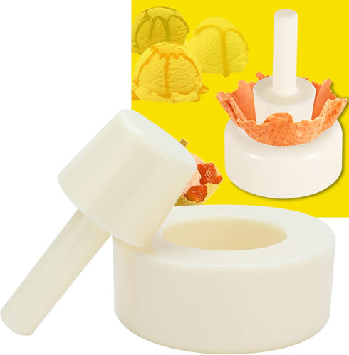 Waffle Cone Setting Maker, Ice Cream Cone Waffle Cone Setting Kitchen DIY Crispy Egg Roll...