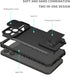 for iPhone 13 Pro Case with Slide Camera Cover, ArmourSilicone TPU Bumper Tough PC Cover with Kickstand, Military Shockproof Absorption Protective...