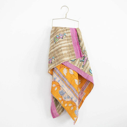 Kantha Baby Blanket - 50X60, Multi Color, Baby Size 50X60 (127X152 CM), RCKQB0103...