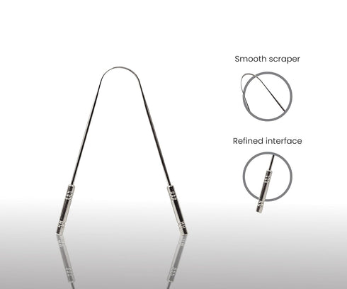 TONGUE CLEANER 100% GENUINE STAINLESS STEEL (PACK OF 2) TONGUE SCRAPER BY DR. WIN STOP BAD BREATHE,LIMPIADOR DE LENGUAY ORAL CARE…...