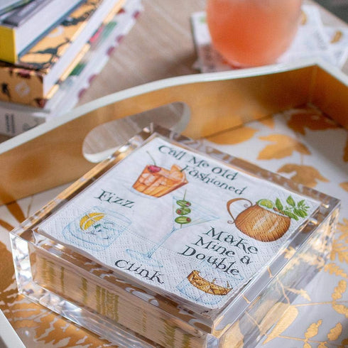 Caspari Cocktail Hour Paper Cocktail Napkins - 40 Count...