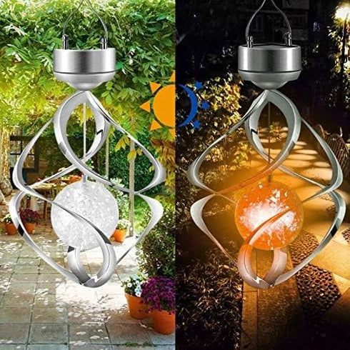 Solar Lights Outdoor Yard Decorations Wind Chimes Lights LED Colour Changing Hanging Light for Design Decoration for Garden, Patio, Balcony,Lawn B...