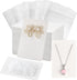 Coopay 120 Pieces Earring Necklace Display Cards Jewelry Holder Cards with 200 Earring Backs and 120 Self-Sealing Bags for Ear Pendants Necklaces ...