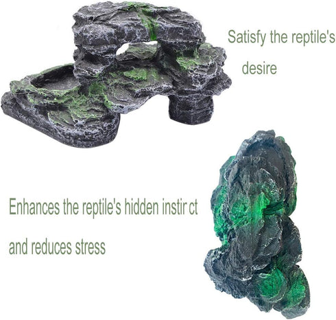 PINVNBY Turtles Dock for Aquarium Reptile Basking Platform for Turtles, Frogs, Newts (1 Pack)...